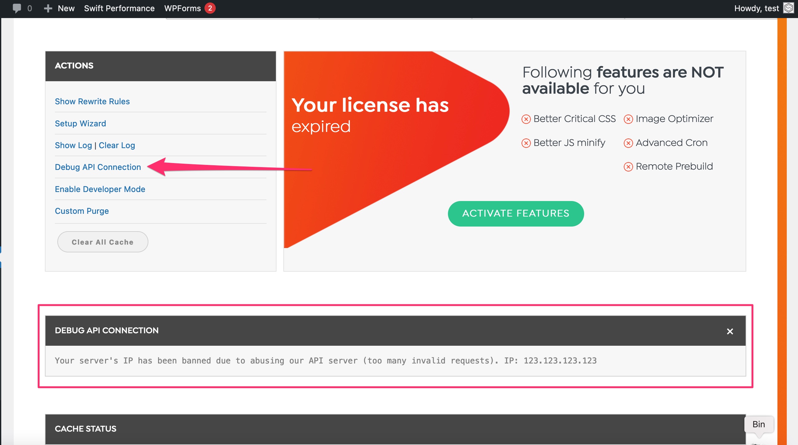 License has expired